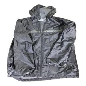 Actra Women’s Lightweight Gray Windbreaker Medium track Jacket  Active wear